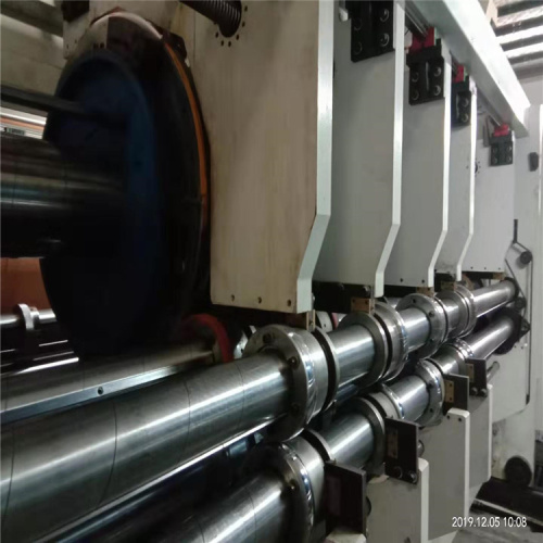 Auto carton printing slotting folding gluing machine