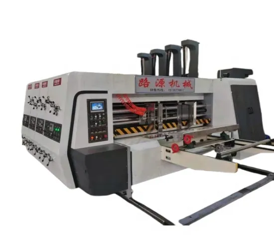 Factory Direct Automatic Flexographic Ink Carton Printer and Slotter Machine for 4 Colors