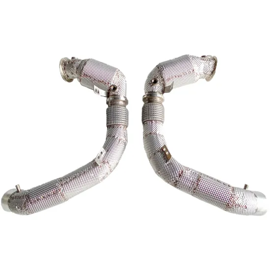 BMW X5/X5M 4.4T 2019-2023 Stainless Steel Exhaust Pipes - Catted Downpipe with Heat Shield