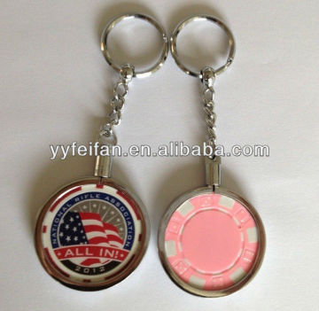 poker chips keychains
