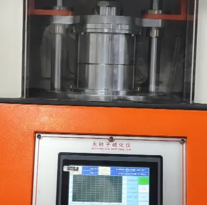 Rubber Moving Die Rotorless Rheometer Testing Machine