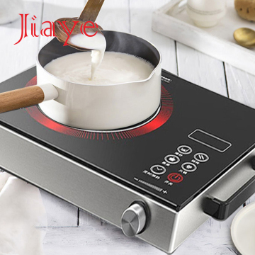 2023 Unpolished Glass Single Burner Electric Cooktop - Energy Efficient and Portable