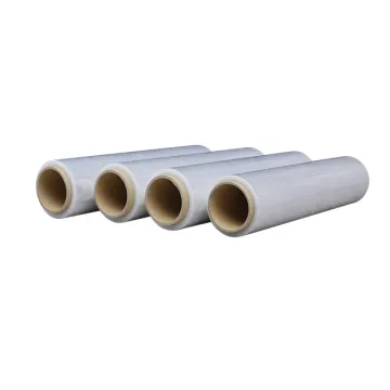 Transparent stretch plastic film