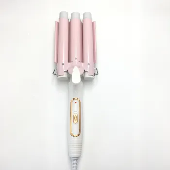 Wave Hair Styling Three Triple Barrel Curling Iron