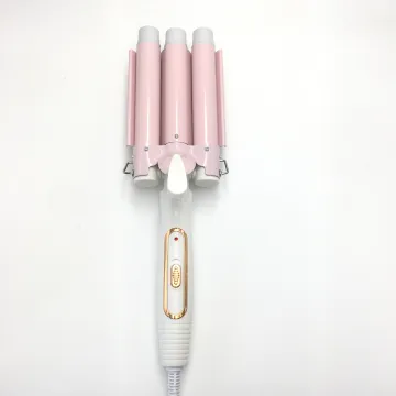 Wave Hair Styling Three Triple Barrel Curling Iron