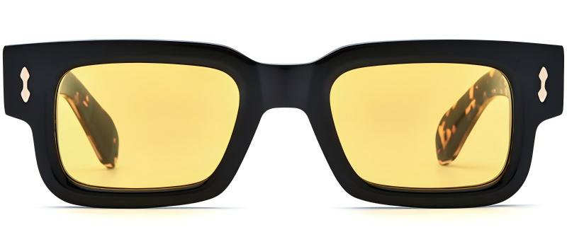 Mellume Unisex Polarized Acetate Square Sunglassed ME2041-front(1)