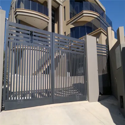 Top Grade Motorized Residential Metal Wire Gates Swing Gates