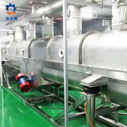 Egg Horizontal Vibrating fluid bed dryer