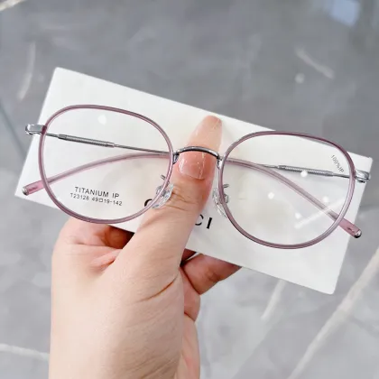 Trendy Round Cute Glasses Frame - Student Friendly Optical Frame