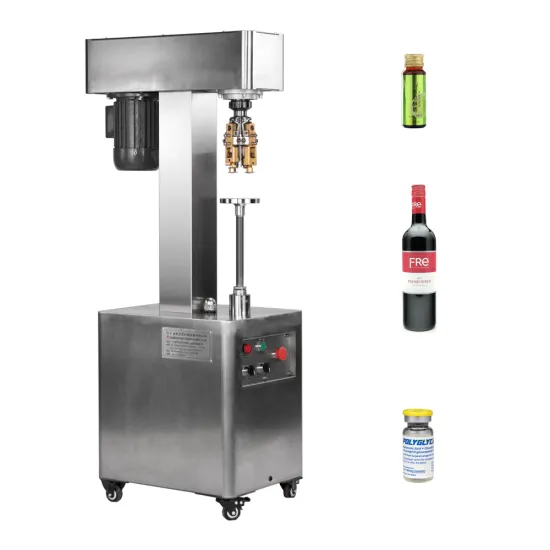 Aluminum Caps for Juice, Vial, Supplement, Whiskey, and Sparkling Wine Bottles - Semi-Automatic Capper