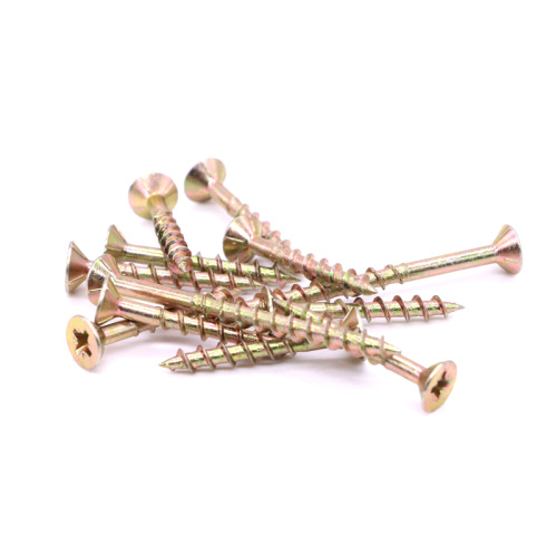 Chipboard Screws Sizes Yellow zinc plated chipboard screw Manufactory