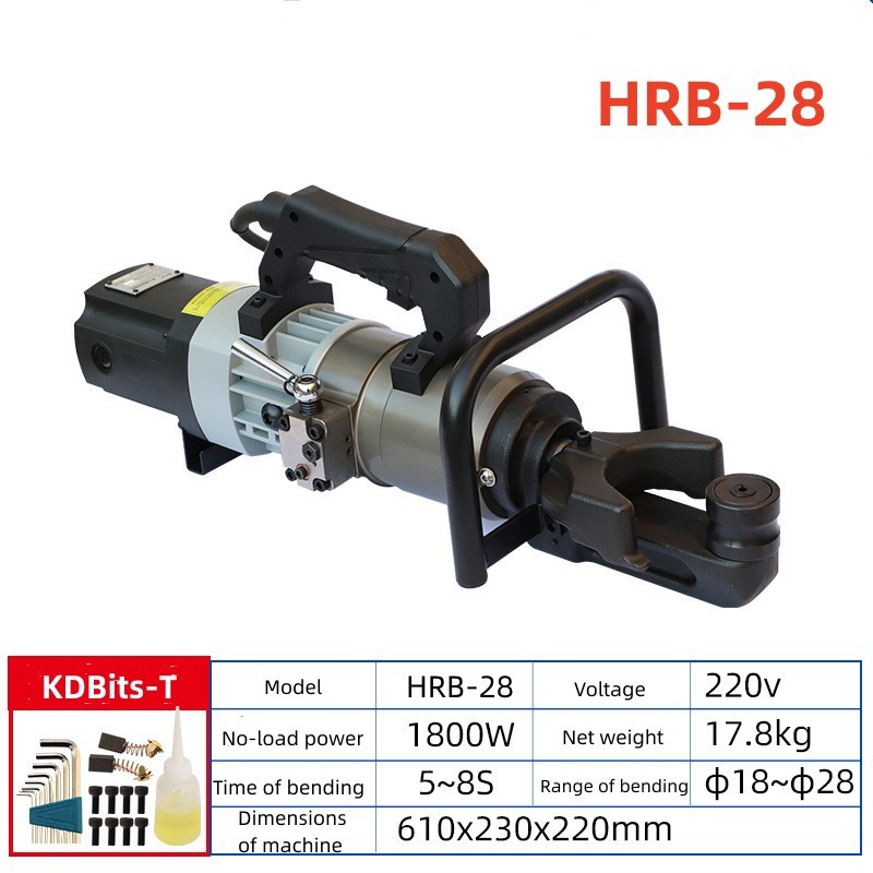 POWER 900W Electric Rebar Bender 5/8Inch 16mm Hydraulic Hand Held Bar Bender Machine - Super Promotion