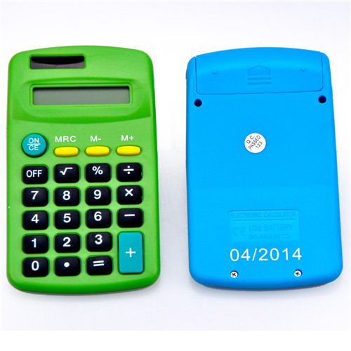 colorful pocket calculator