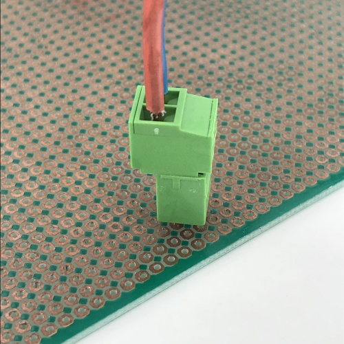 PCB 2 way contact terminal block