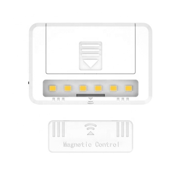Mini 2 Pack Wireless Battery-Powered LED Closet Lights with Magnetic Door Sensor