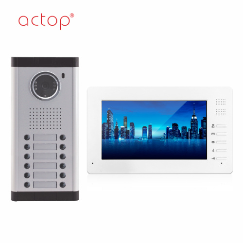 Wired Video Door Phone System 7 Inch Color
