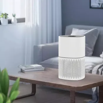 2024 Wholesale Smart Desktop Electric Hot Air Purifier with HEPA Filter  for Room Air Cleaning