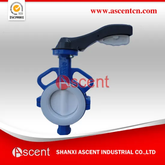 Lined Wafer Butterfly Valve With Handles
