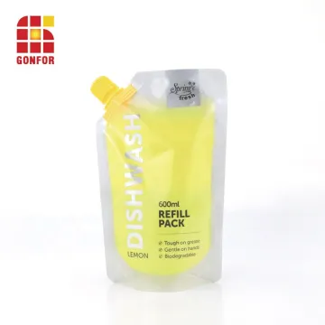 Custom Print Conditioner Packaging Bags Spouted Pouches
