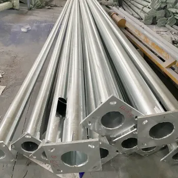 Gaocheng China Manufacturers: 4m-7m Hot Dip Galvanized Steel Solar Street Light Poles