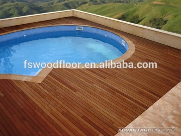 waterproof teak wood decking for swimming pools