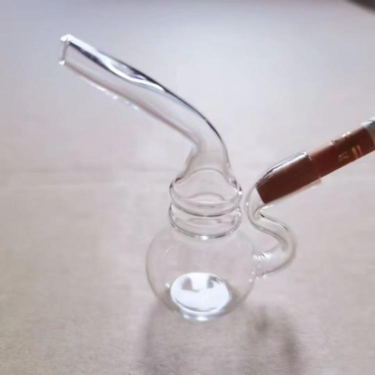 Colorful Print Glass Water Smoking Pipes Shape Hookah