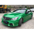 Repositionable Matte Metallic Green Vinyl Wrap stretchable