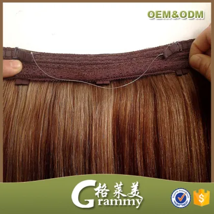 Grammy hair factory Fish line human hair set