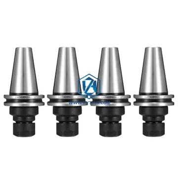 CAT-ER Milling Tool Holder: CAT40 Arbor with ER40 Collet Chuck
