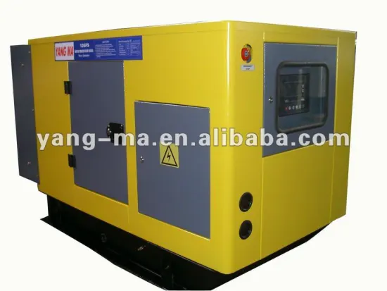 Water cooling 380V 10KW super silent diesel generator