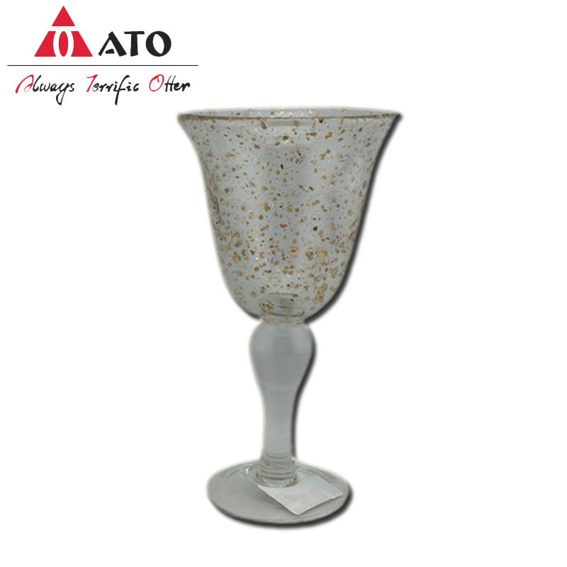 Ato Fancy Colorced Pringing Glass Cup Wine Glass