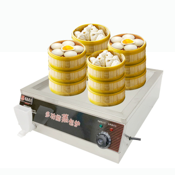 Kitchen equipment stainless steel electric steamer for steaming foods bun steamer E4K