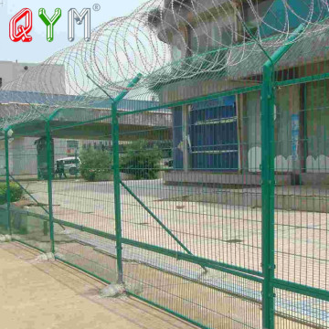 Galvanized Airport Fence 358 Prison Barbed Wire Fence