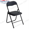 Collapsible portable metal leather hotel chair Outdoor chair