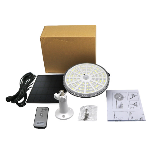 Motion Sensor Solar Ceiling Lamp with Remote Control