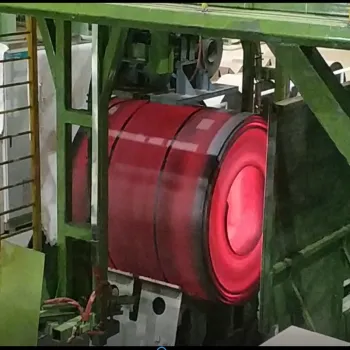 Four-column gantry type baler for steel coil