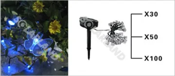 Landscape Decorative Led Solar Powered String Lighting For For Garden