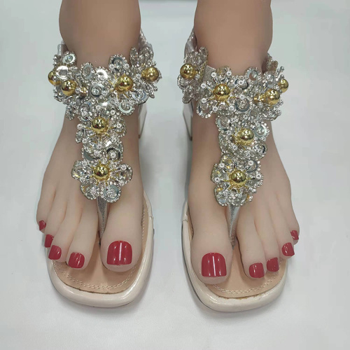 Sandal Upper flower sandal upper fashion design Manufactory