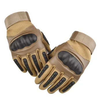 Hot Sale Full Finger Anti-Slip Screen Touch Tactical Gloves for Outdoor Men's Protection