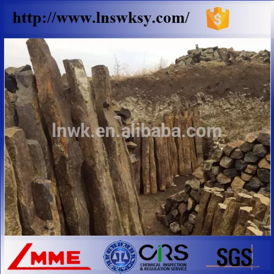 China Shenyang LMME carving stone/column stone/garden pillars basalt