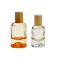 Glass volcano perfume bottle