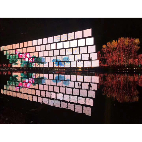 Sahne Arka Planı Kiralama Esnek LED Mesh Perde Ekranı