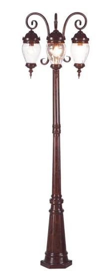 Aluminum Glass Waterproof Classic Outdoor Lighting 110v Garden Lamp