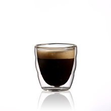 groothandel borosilicaat hittebestendige dubbele wand glas thee koffie melk cup mok;