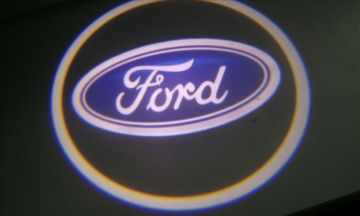 Green, Blue, Red Philp 3w Led Chip Dc9v - 24v Eco - Friendly Car Door Led Ghost Shadow Light For Ford