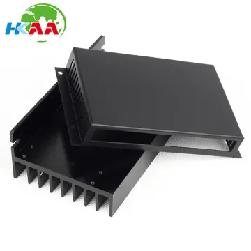 stepping motor driver enclosure aluminum alloy black anodizing
