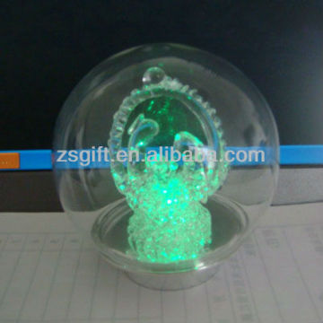 faddish christmas handicrafts decorative glass ball led light
