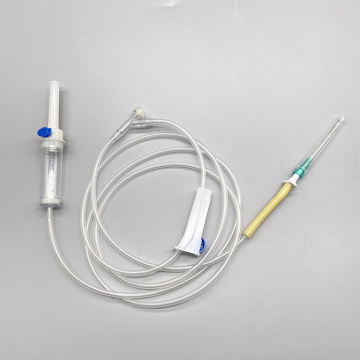 Latex Bubble Infusion Set With Y Injection Port