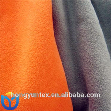 polyester polar fleece two side brushed one side antipilling fabric