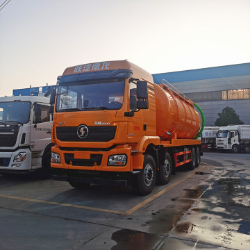 Shacman 25 Cubic Meter Cleaning Vacuum Sewage Suction Truck
